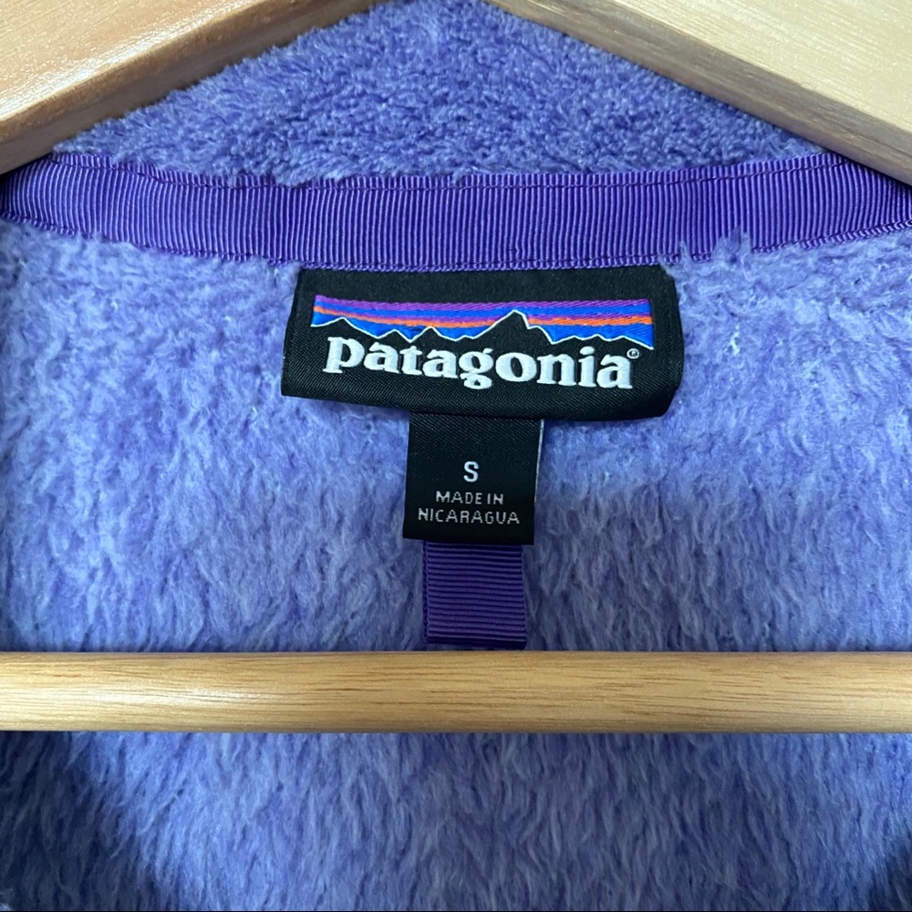 Patagonia Fleece Pullover Purple Snap-T Small - Picture 5 of 6